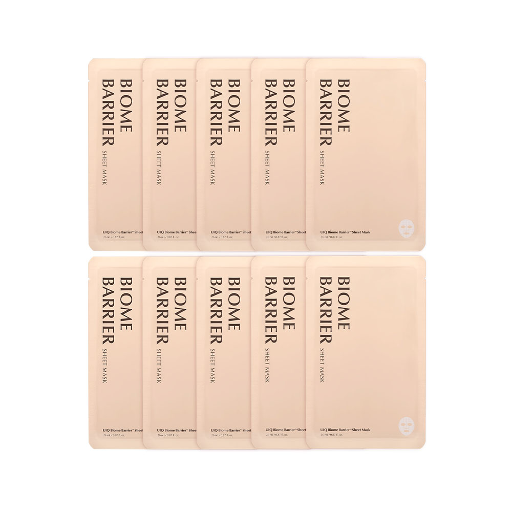 UIQ BIOME BARRIER SHEET MASK 【25枚×2】 UIQ Biome Barrier